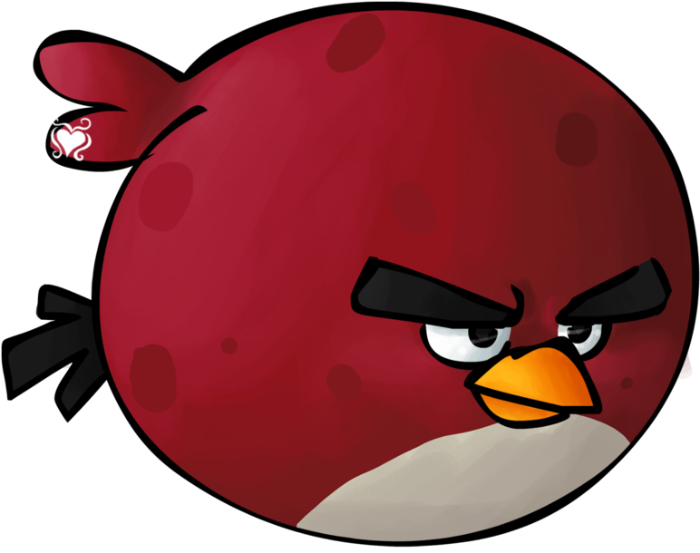 Large Angry Bird By Crowraptor - Angry Birds (900x747)