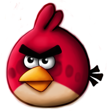 Red Bird By Antixi - Bird (400x390)