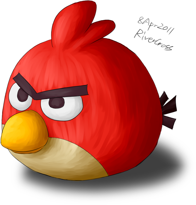 Angry Bird By Riverkpocc - Patung Angry Bird (800x800)