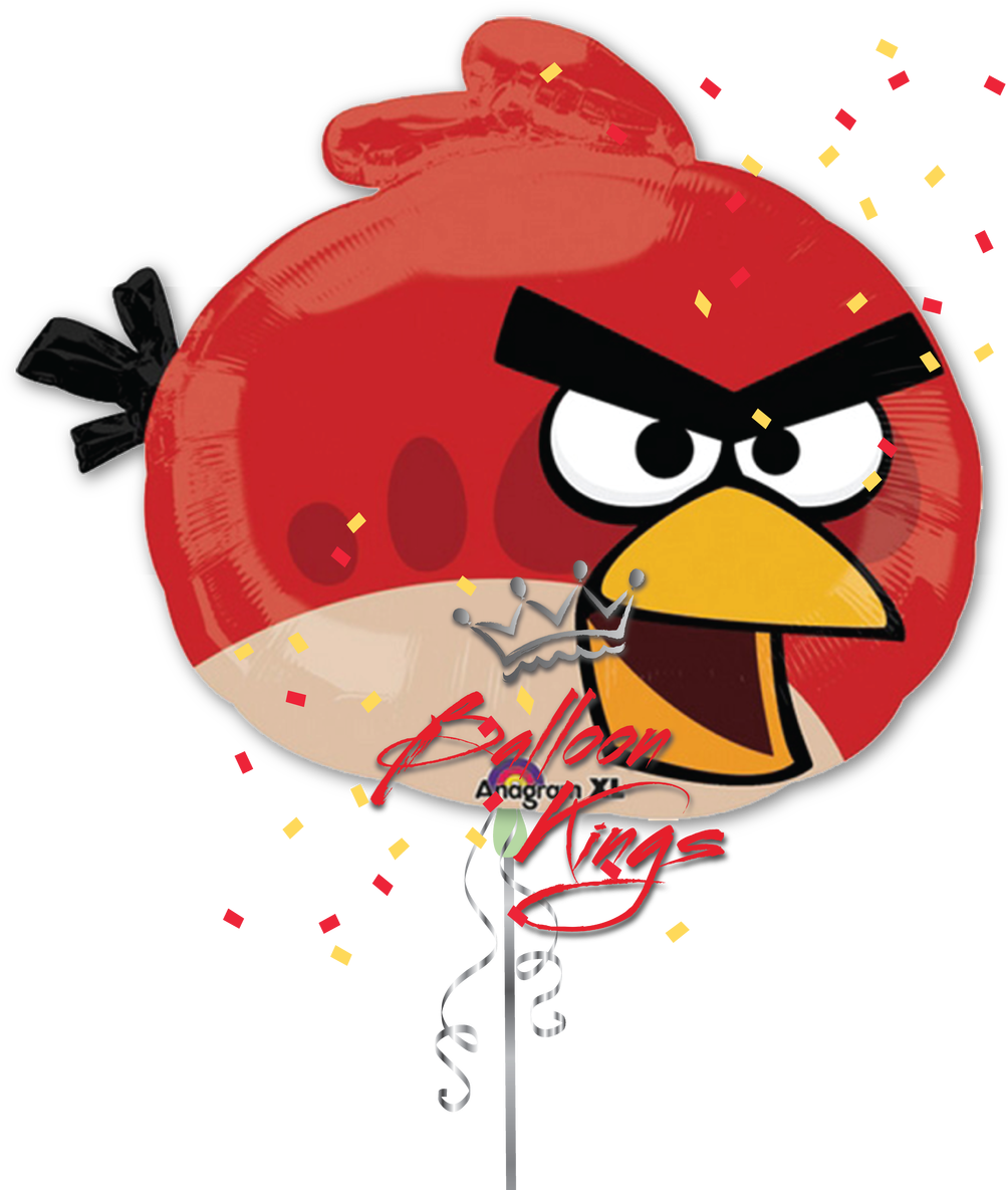 Angry Birds Red Bird - Angry Birds Foil Balloons (1280x1280)