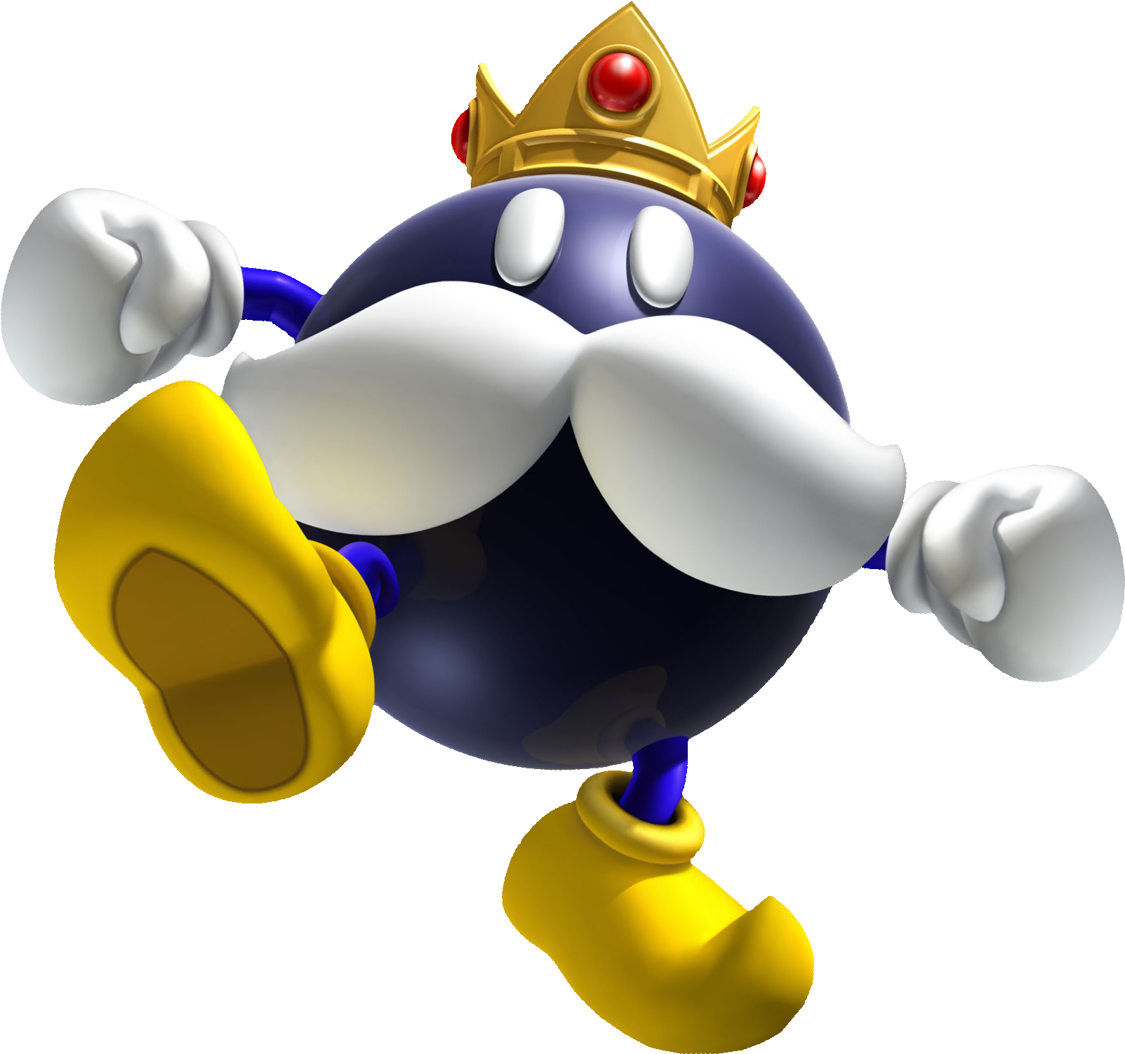 King Bob-omb - Mario Big Bob Omb (1631x1571)