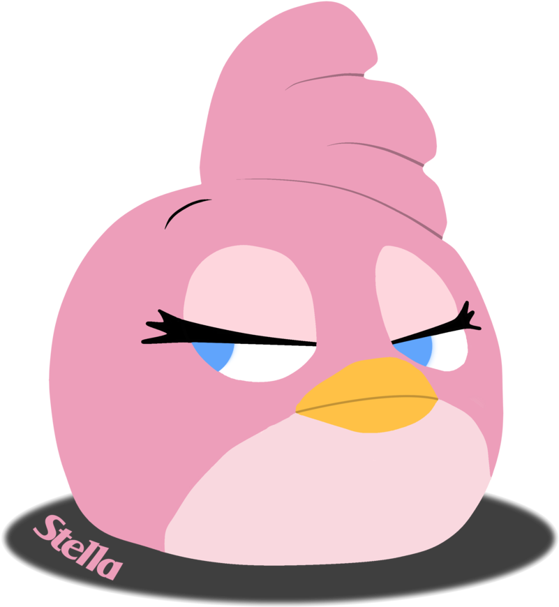 Mario1998 6 7 Stella Bird By Kamclue750 - Gale Angry Birds Stella (1024x1024)