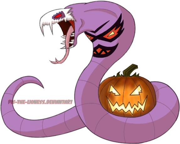 Adopted By Brownblurry - Halloween Arbok (600x500)
