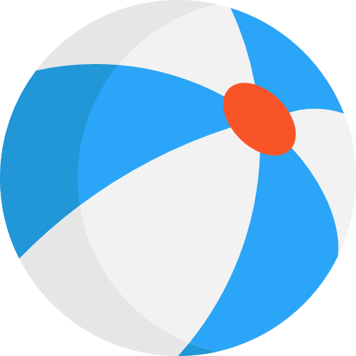 Beach Ball Icon - Beach Ball Vector Png (512x512)