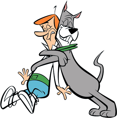 Elroy Elroy, Astro Astro Astro, George Jetson - The Jetsons (500x504)
