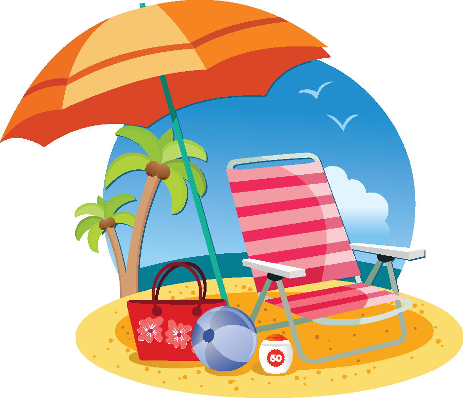 Letný Klipart « Category - Vacances D Été Clipart (937x806)