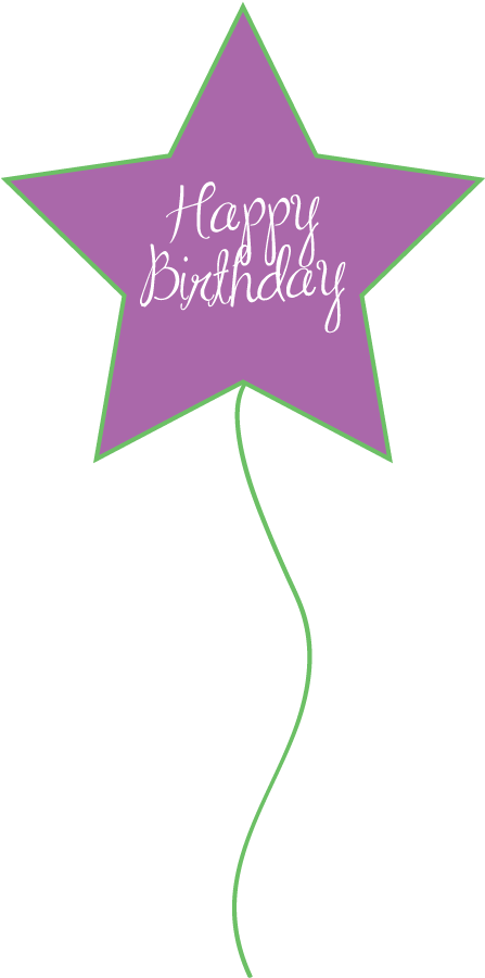 Free Birthday Balloons Clipart For Party Decor Websites - Free Birthday Balloon Clip Art (461x917)