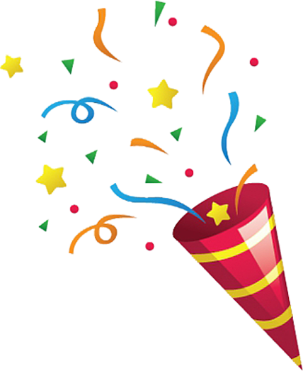 Confetti Clipart - Confetti Png (428x523)