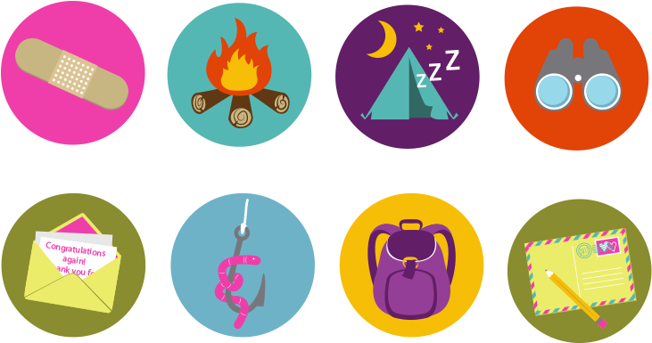 Computer Icons Camping Summer Camp Clip Art - Computer Icons Camping Summer Camp Clip Art (1200x628)