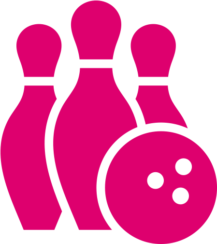 Pink Bowling Pin Clipart - Icon (512x512)