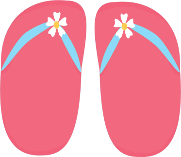 Clipart Info - Flip Flop Clipart (373x323)