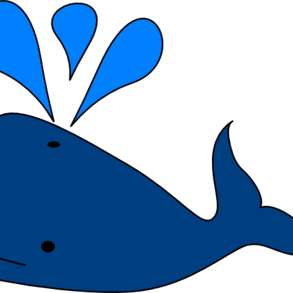 Blue Whale Clipart Blue Whale Clip Art At Clker Vector - Clip Art (1024x1024)
