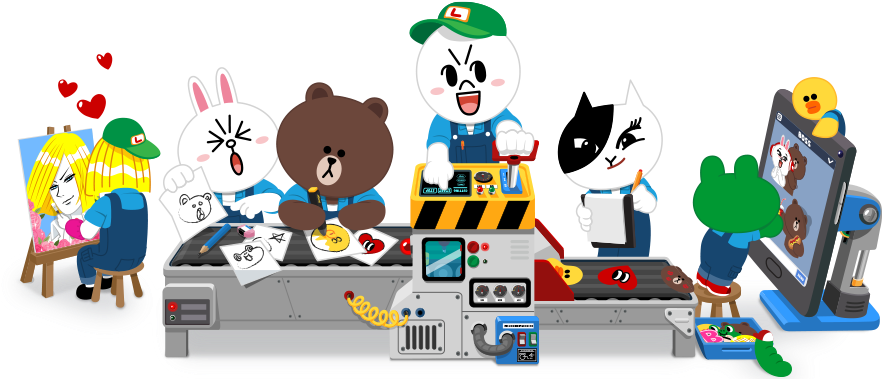 Line Creators Market เปิดให้เหล่า Creator ออกแบบธีมขายกันได้แล้ว - Line Creators Market (926x378)