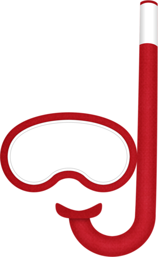 Arana Альбом «scrap Kits / Scrap Kit 4 / Sk Pool Party - Snorkel Clipart (307x500)