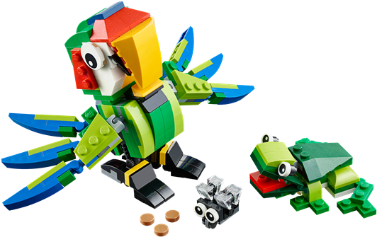 Køb Lego Creator Regnskovens Dyr På Legen - Lego 31031 (600x450)
