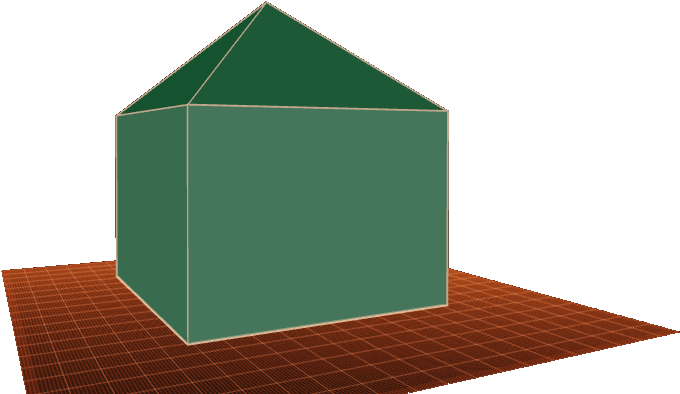 It Looks Vaguely House Shaped - 3d House Shape Name (727x427)