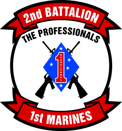2nd Battalion 1st Marine Regiment Usmc Logo - 2nd Battalion 1st Marines (420x450)