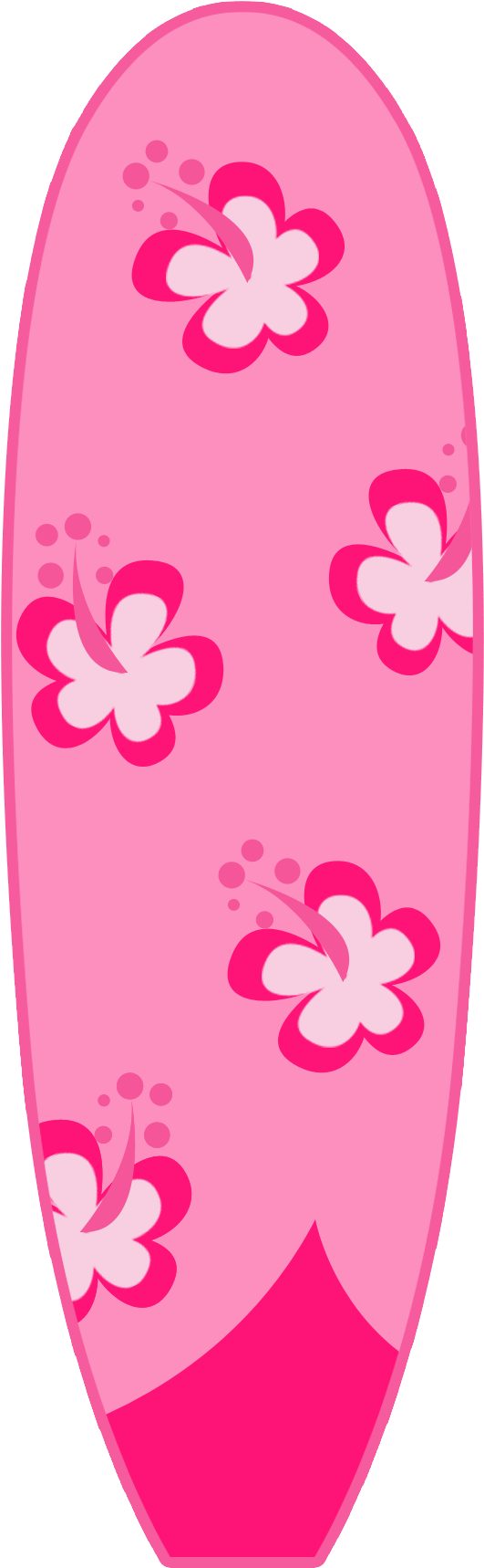 Say Hello - Clipart Of Hawaiian Surfboards (796x1800)
