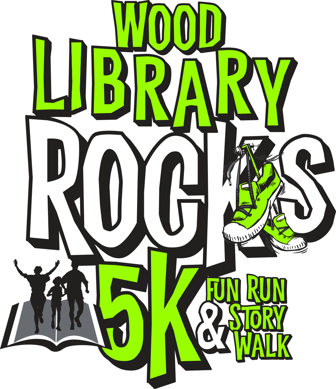 5k, Fun Run And Story Walk Support Summer Reading - Graphic Design (1086x1258)