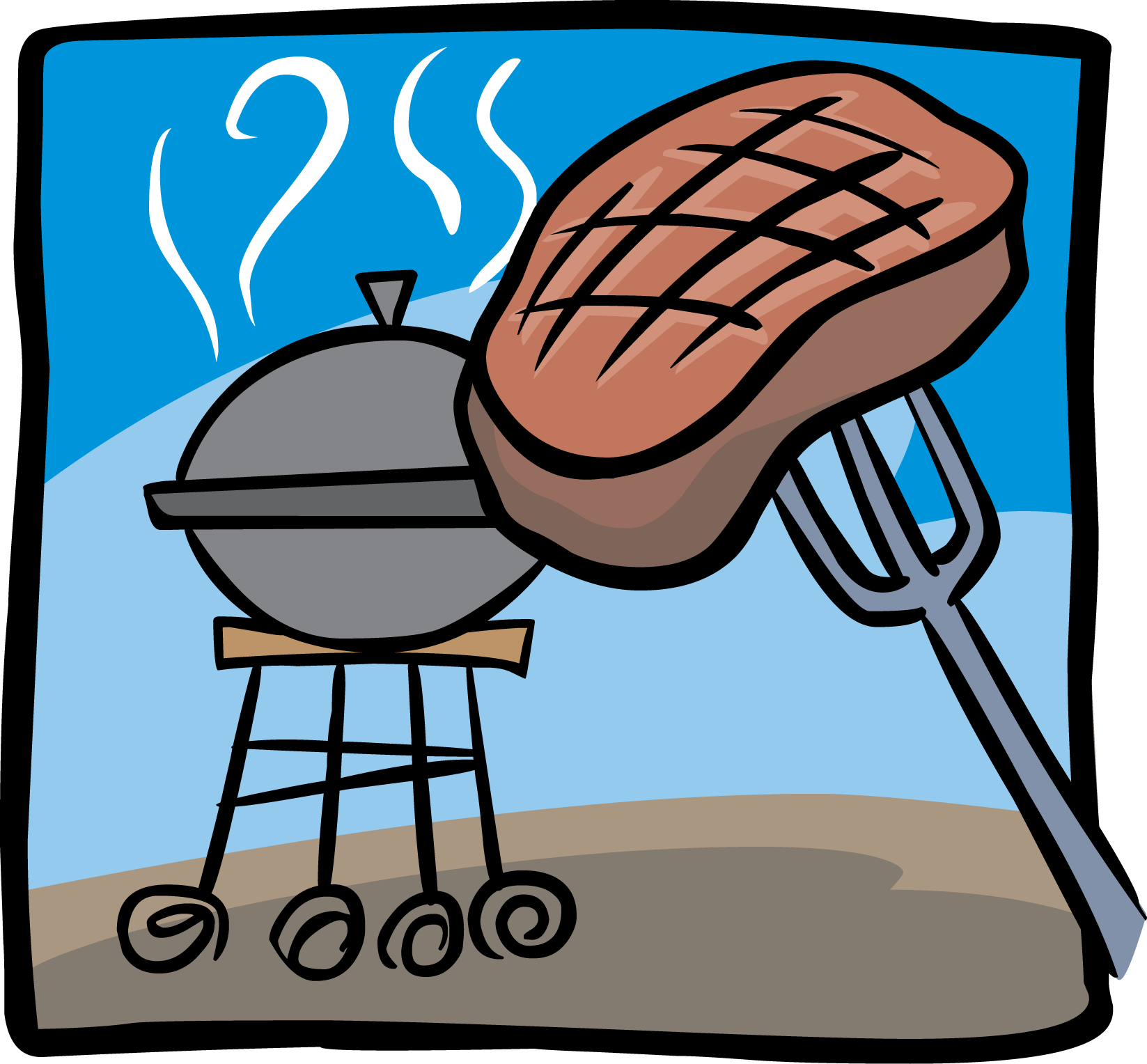 Barbeque Cartoon (1647x1528)