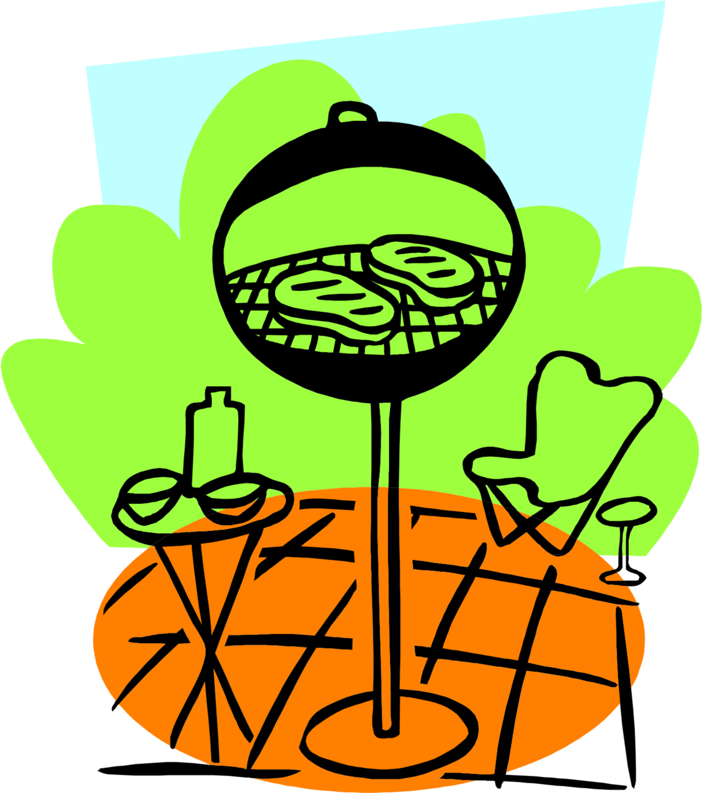 Bbq - Neighborhood Get Together Flyer (1458x1552)