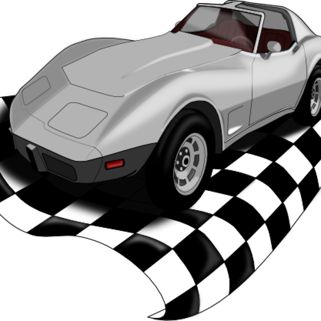 Corvette Clip Art Checker Corvette Clip Art At Clker - Der Glückliche Rücktag Der Mutter Karte (1024x1024)