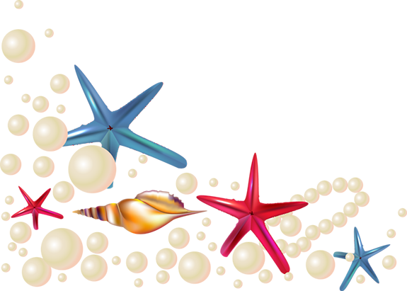 Beach Houses, Clip Art, Oceans, Beach Homes, Beach - Pearl Shell Clipart Png (575x411)