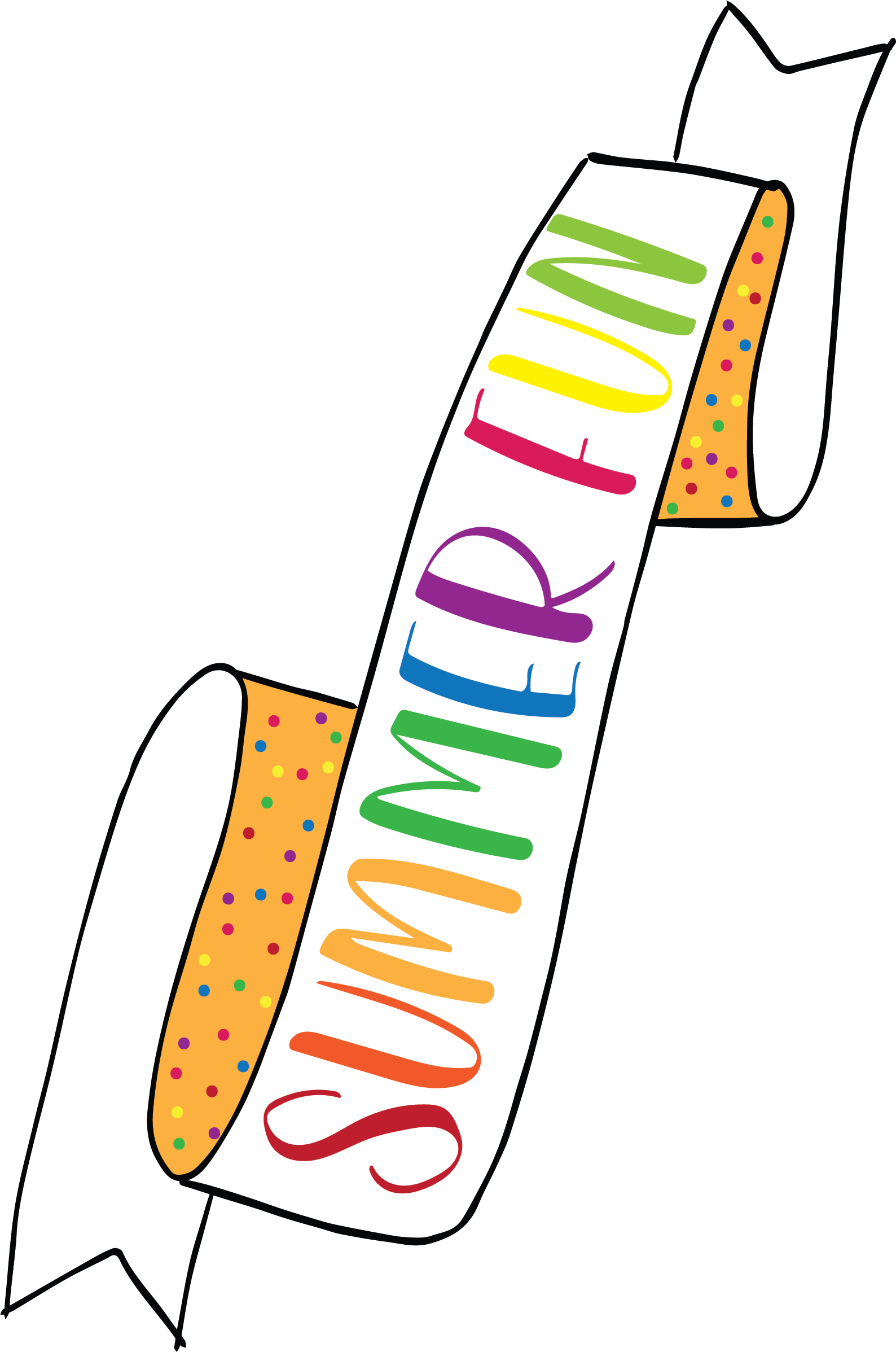 Summer Fun Printable Food Banner - Illustration (1588x2395)