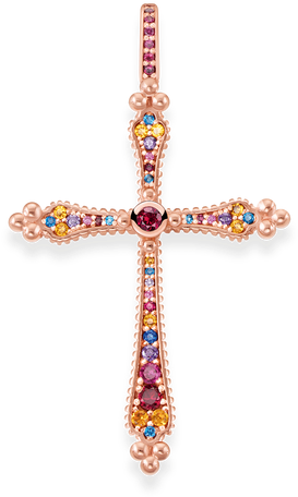 Cross Necklaces & Victorian-inspired Jewellery - Thomas Sabo Royalty Cross Pendant Pe768-068-7 (620x620)