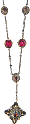 Alexander Mcqueen Ballet Bullet Charms Necklace Multicoloured - Necklace (470x470)