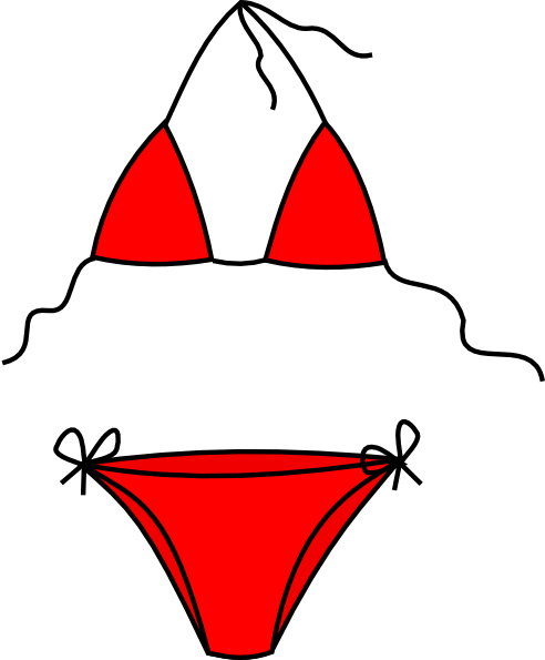 Bikini Clipart (492x595)