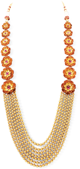 World Gold Council Introduce 'azva Bridal Jewellery', - Necklace (1110x605)