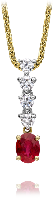 39291 Diamond 5 Stone Pendant - Single Stone Pendant Designsear Ring (700x700)