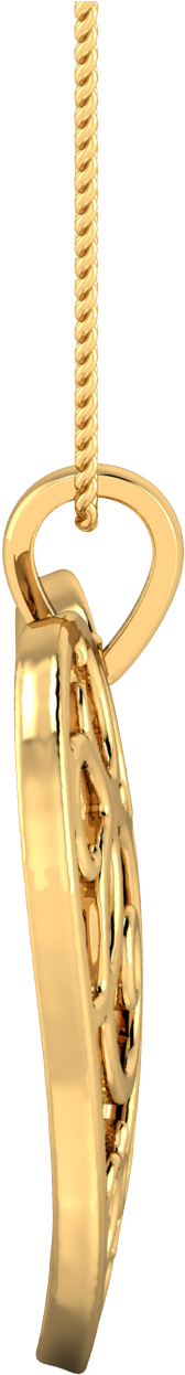 Designer Heart Pendant - Chain (1400x1400)