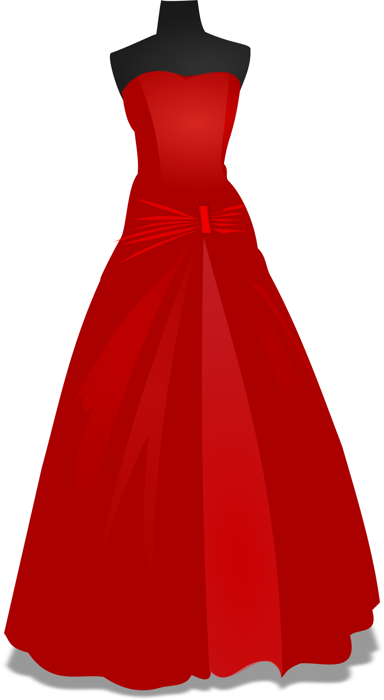 Clipart Gown - Prom Dress Clipart (1318x2400)