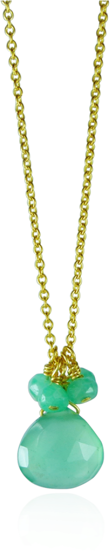 Green Onyx Pendant - Necklace (870x1110)