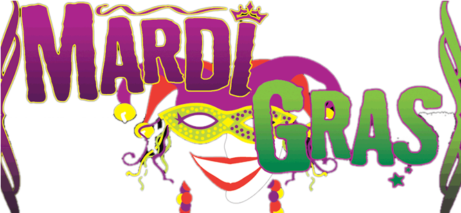 Members Only - Mardi Gras Transparent Png (670x316)