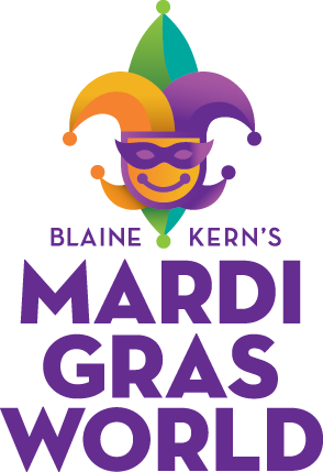 Mardi Gras Madness - Mardi Gras World Logo (294x429)
