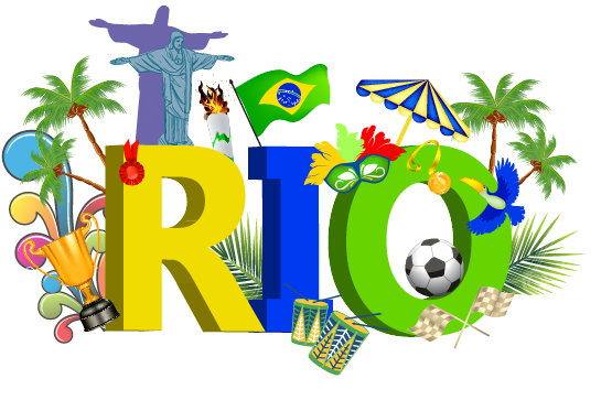 Rio De Janeiro 2016 Summer Olympics Clip Art - Rio De Janeiro 2016 Summer Olympics Clip Art (600x501)