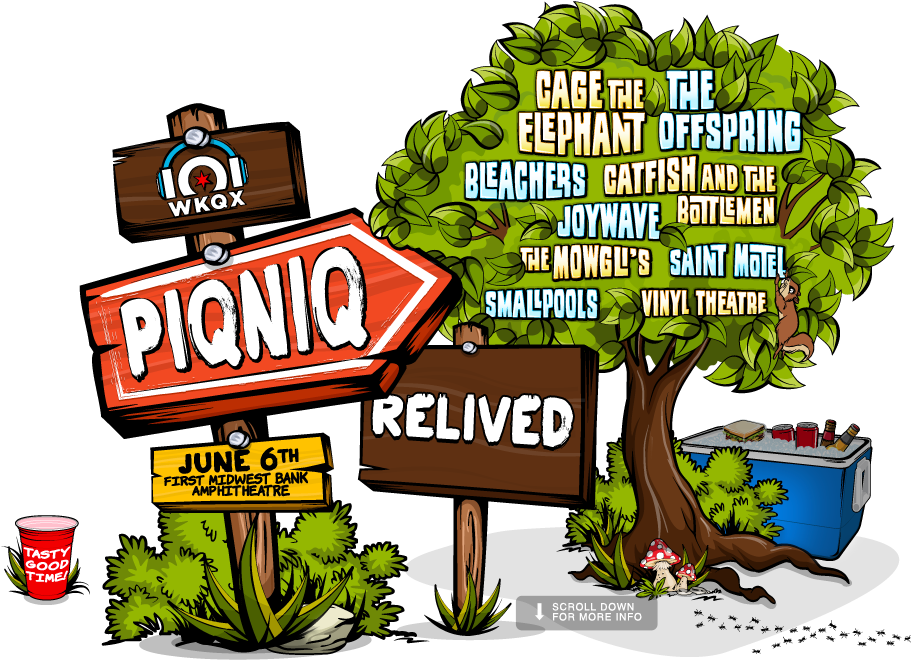 Wkqx-fm/101wkqx Has Announced Most Of Its Lineup For - Piqniq 2015 Lineup (977x683)