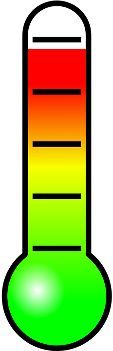 Summer Is A Great Season- Lots Of Sunshine, Trips To - Thermometer Clipart Png (360x720)