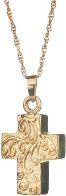 Cremation Jewellery - Cross Necklace (550x550)