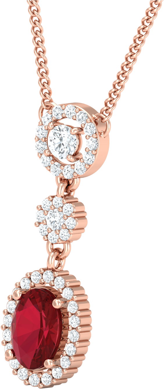 Gold & Diamond Ruby Pendant Jewellery - Locket (1500x1500)