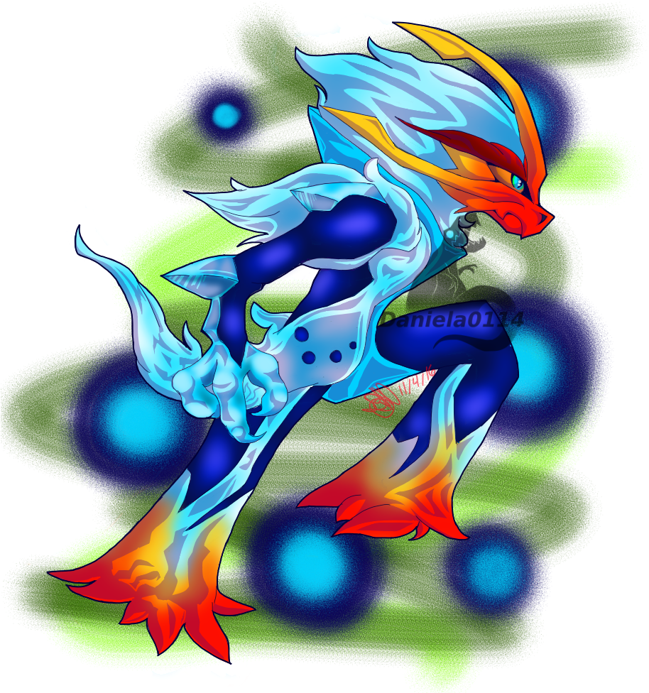 Pokemon Fusion - Illustration (1000x1000)