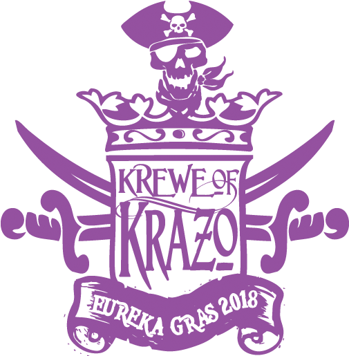 Mardi Gras - Pirate Black Note Cards (pk Of 20) (514x514)