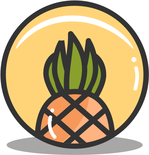 Computer Icons Fruit Pineapple Clip Art - Tropical Icon (512x512)