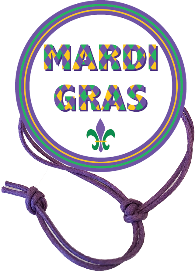 Mardi Gras Napkin Knot - Mardi Gras (1080x1080)