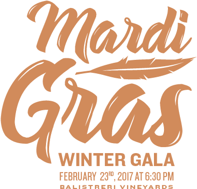 Ah Mardi Gras Gala Logo - Typography (420x411)