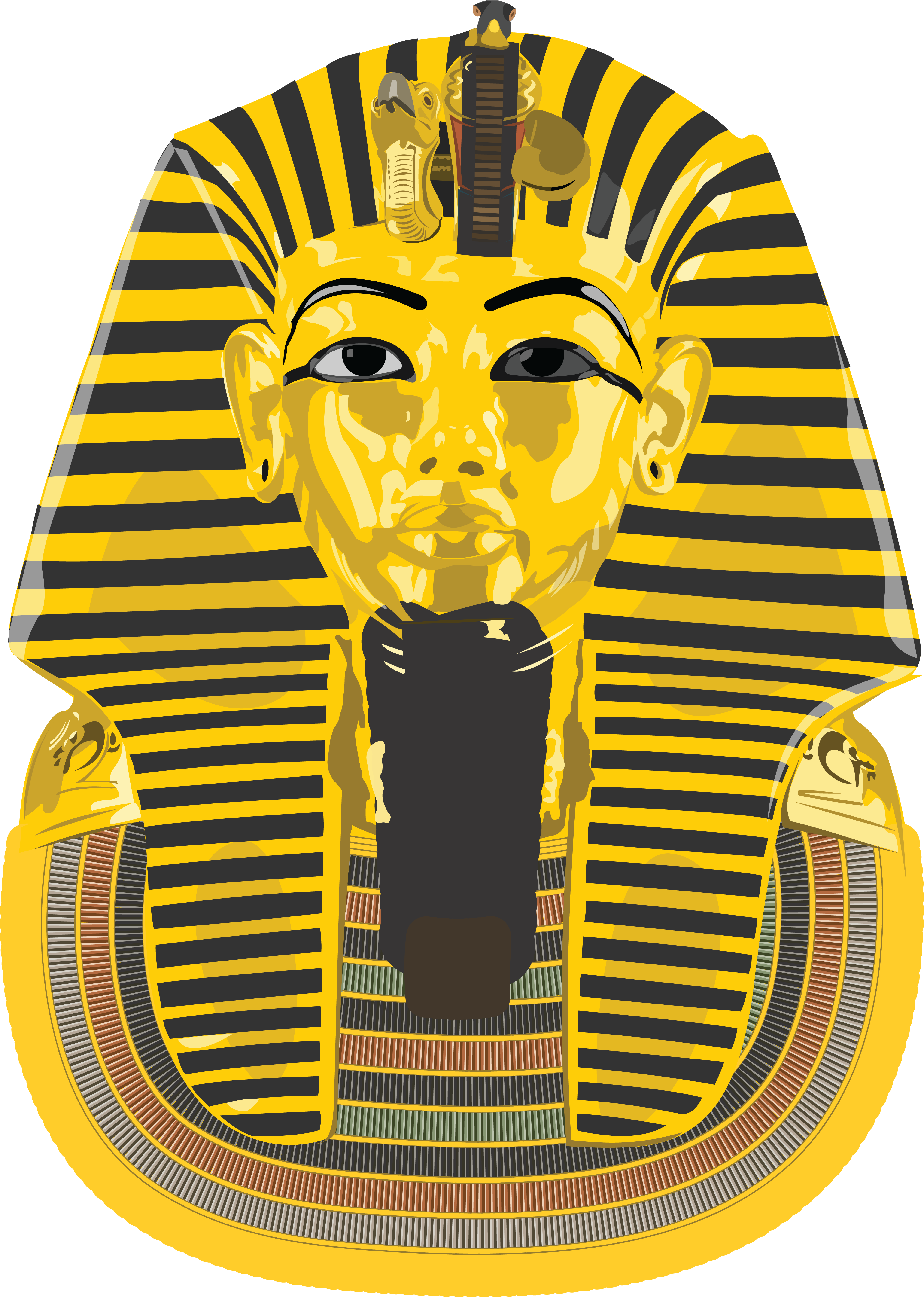Free Clipart Of An Ancient Egyptian Death Mask For - Free Clipart Of An Ancient Egyptian Death Mask For (4000x5613)