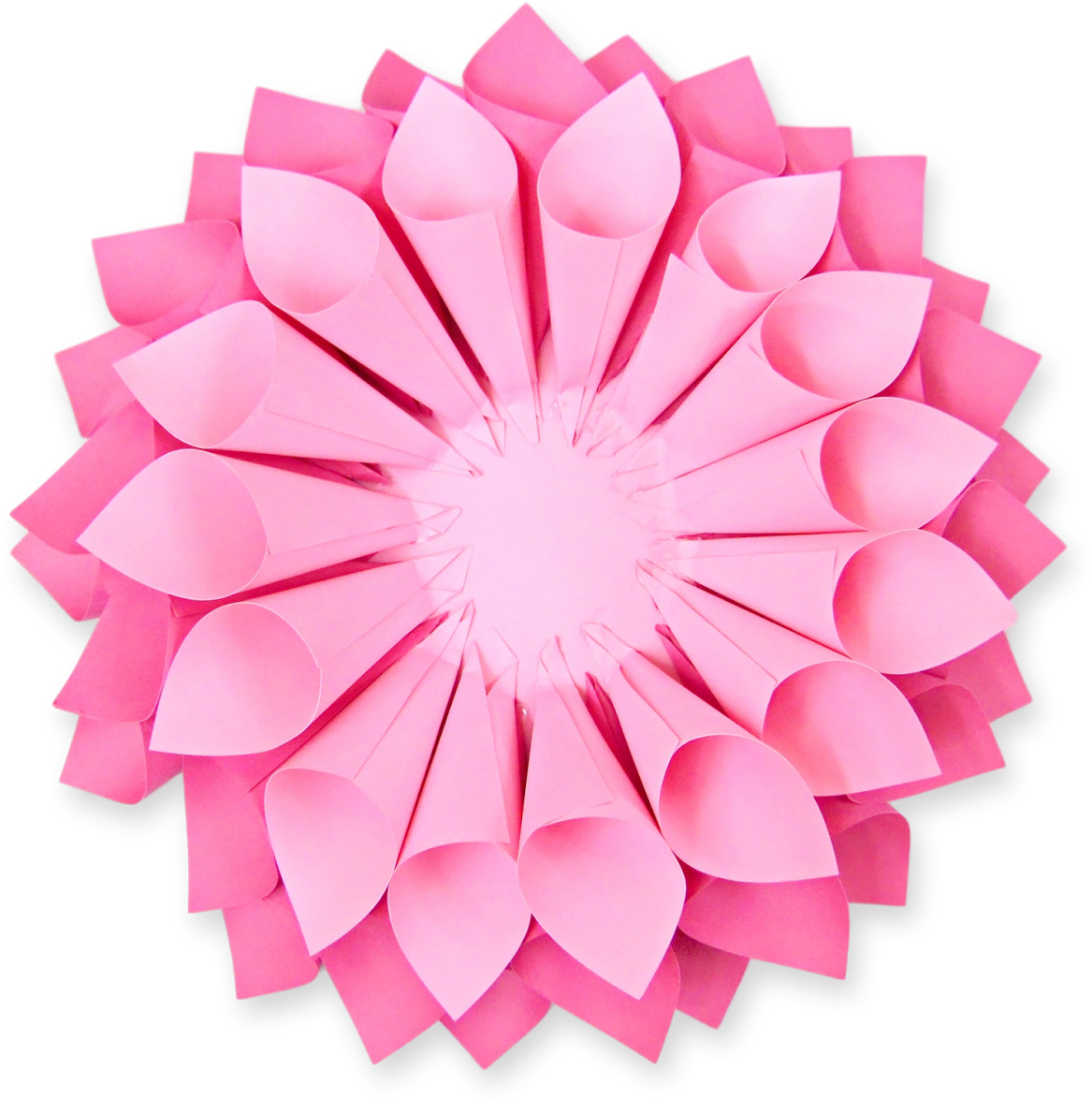 Paper Flowers With Computer Paper (1600x1199)